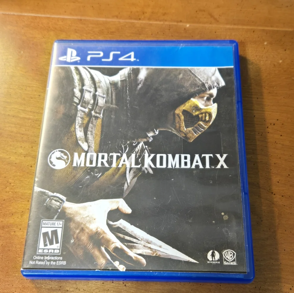 Mortal Kombat X PS4 Fighting Video Game Playstation 4 MK10 EUC Working Mature